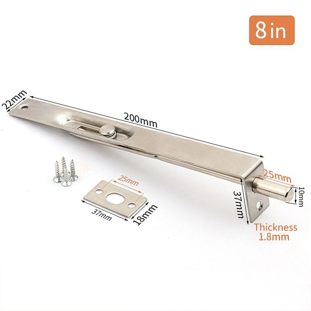 4/6/8/10/12-дюймовые дверные болты, скользящий болт, предохранительный болт, защелка, новая дверная защелка, болт, ворота, дверь