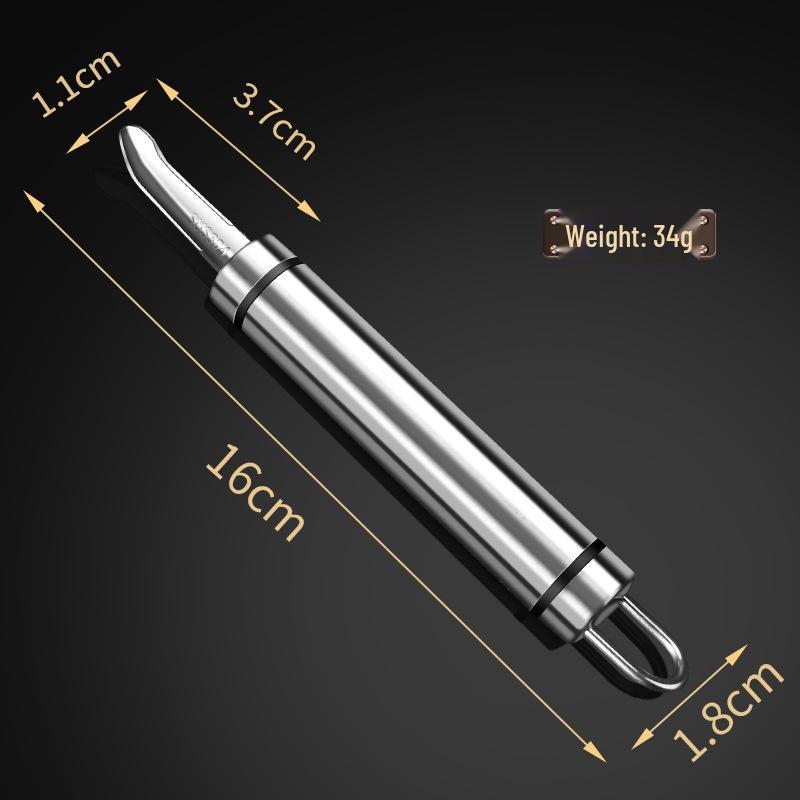 Multi-Functional Stainless Steel Shrimp Deveiner and Fish Intestine Cleaner Knife
