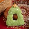 Cute Christmas Tree Plush Pillow Kawaii Throw Pillow Xmas Decor Christmas Cushion  Gift