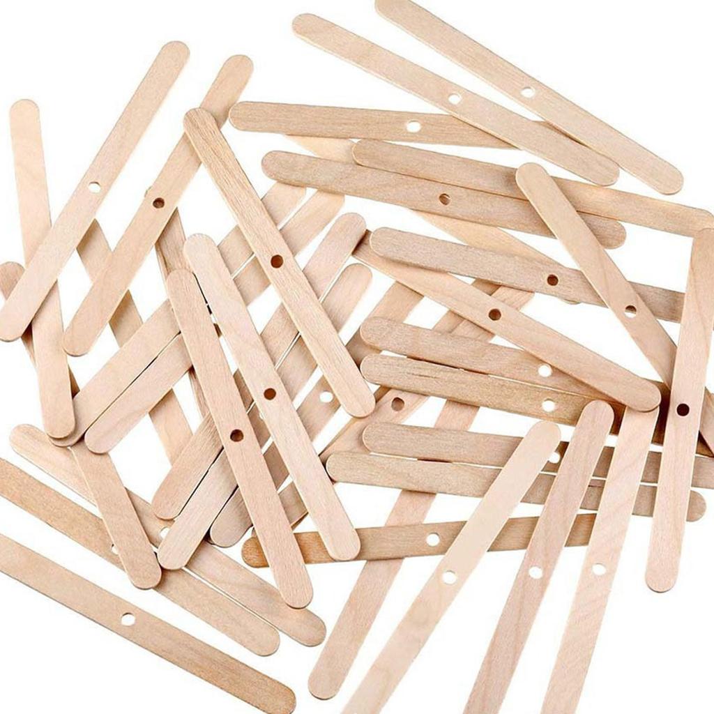 50 шт. деревянных подставок для фитиля свечей, инструмент для изготовления свечей, цветной деревянный подставок для фитиля свечей, экологический подсвечник, фиксатор, инструмент для смешивания