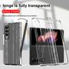 Прозрачный чехол с полным покрытием для Samsung Galaxy Z Fold4 3 5g, чехол для телефона с S Pen Fold Edition, защитный дизайн-карандаш Z Fold4