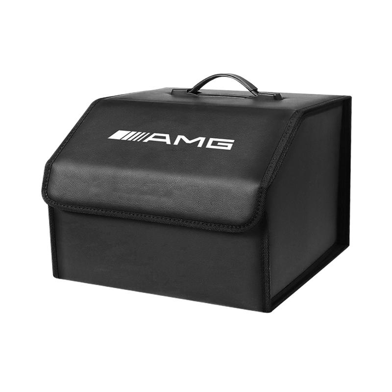 TWEK4 Car Trunk Organizer Storage Box Collapsible Camping Box Accessories Car Hub Cap For Mercedes Benz AMG W214 W205 W204 W206 W213 W
