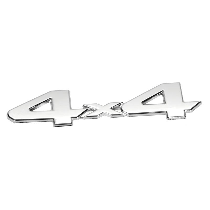 BBBE3 Red/Black/Silver 3D 4x4 Metal Logo Car Sticker Emblem Badge Decal Deciration Accessories For Jeep Grand Cherokee Wrangler Ford