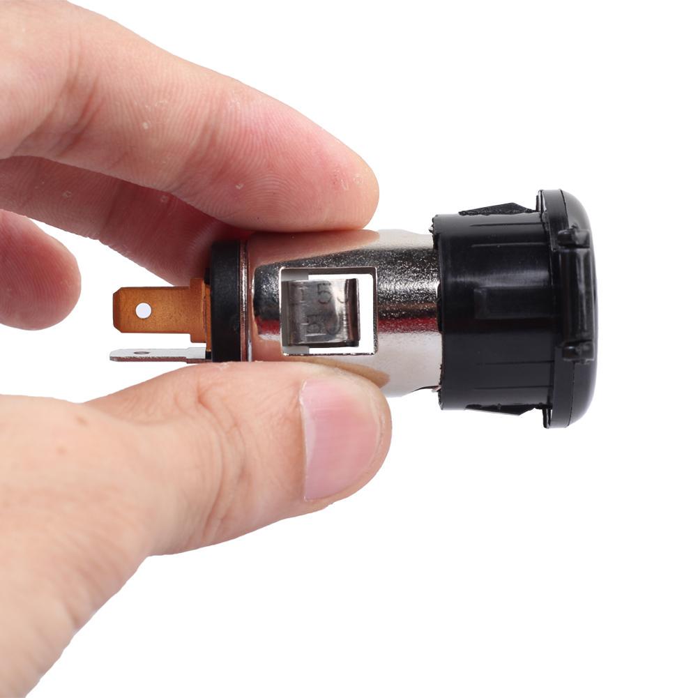 Автомобильный 10A гнездо прикуривателя розетка штекер питания с водонепроницаемой крышкой прикуриватель автомобильное зарядное устройство USB гнездо для прикуривателя