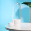 Bird Water Feeder Large Capacity Splash Proof Transparent Container Pet Parrot Hanging Food Dispenser Bird Supplies