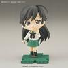 Puchi Rise Girls & Panzer Miho, Saori, Hana Set, Color-Coded Plastic Model