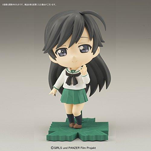 Puchi Rise Girls & Panzer Miho, Saori, Hana Set, Color-Coded Plastic Model