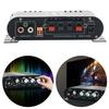ST-838 Hi-Fi 2.1-канальный усилитель мощности Стерео Басовый звук Усилитель RMS 80 Вт*2 Класс D Мини Медиаплеер MP3 Автомобильный Черный Домашний Усилить