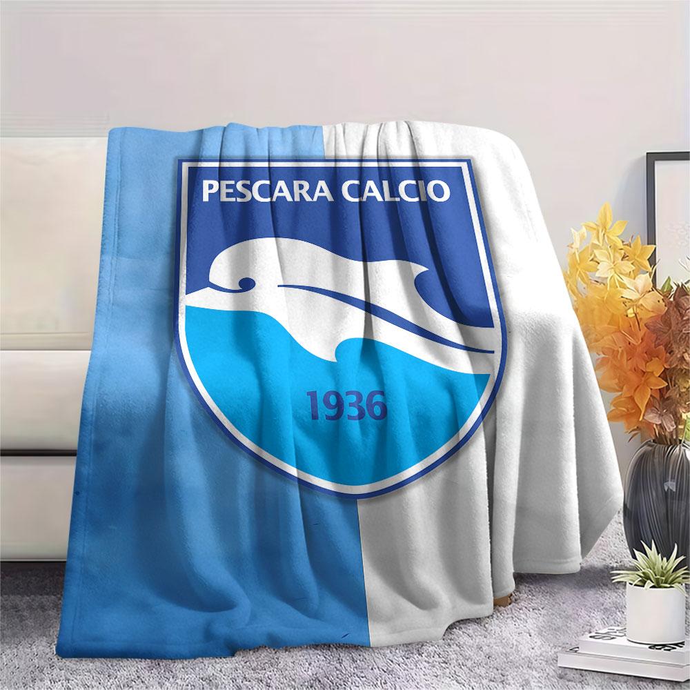 1PC Delfino Pescara 1936 Patterned Flannel Blanket Suitable For All Seasons for Home Decor Warmth and Comfort Gifts Holiday Present