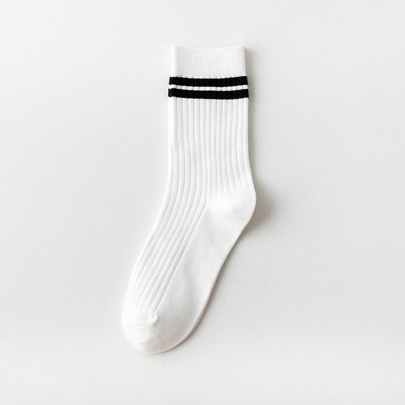 Носки женские двухполосные студенческие носки женские носки спортивные носки хлопковые носки женские японские мужские чулки