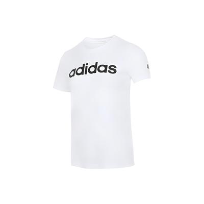 W Lin T Logo Printed Sports Crew Neck Short Sleeve T Shirt Women Tops White GL0768
