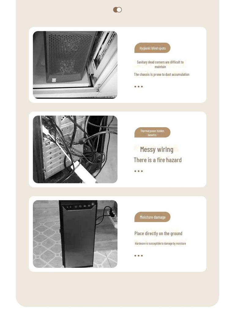 Регулируемый кронштейн для настольного компьютера со съемным основанием корпуса для дома или офиса