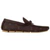 LOUIS VUITTON Driver Cow Leather Casual Shoes Men's Brown 1AD691