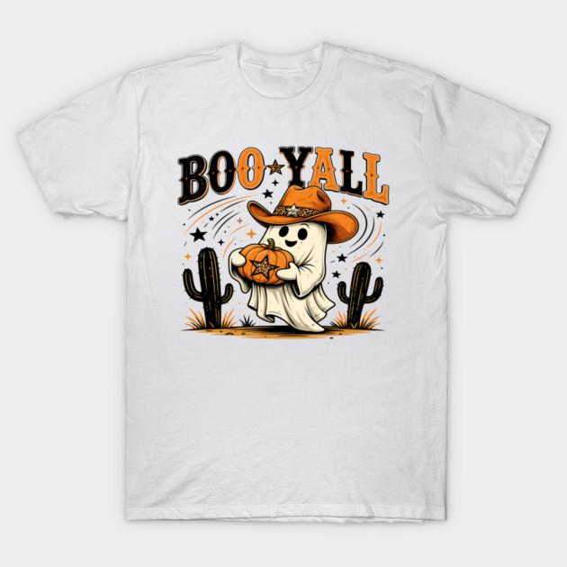 Boo Y'all Halloween Ghost T-Shirt T-Shirt