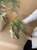 Первая встреча сезон Стиль Сяосян туфли-лодочки на плоской подошве женская обувь 2026 скрытый подъем мягкая кожа Мокасины Мэри Джейн