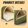 Cat Bed Shelter ,Comfortable Cats Pod, Warm Enclosed Sleeping House Indoor Nest for Indoor,