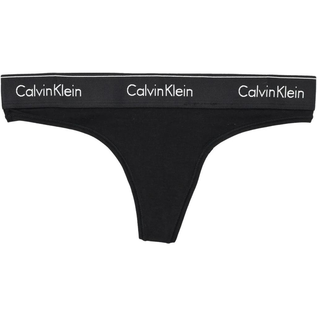 Calvin Klein Стринги с низкой посадкой с надписью Женское нижнее белье Черный 0000F3786E-6WA