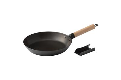 Газовая сковорода для жарки на чугуне, вертикальная подставка для жарки, сотейник, гарантия, сделано в Японии, сковорода Like-It, 26 см, тип, IH, совместимая, OK, на масляной основе,