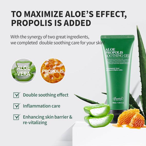Benton Успокаивающий гель Алоэ Прополис 100мл