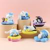 Cute Sleeping Kuromi Kt Big Ear Dog Action Figure Toy Wholesale Pvc Material