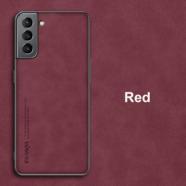 Чехол из овечьей кожи для Samsung Galaxy s24 s23 S20 S21 FE S10 S22 Note 20 Ultra 10 Plus S10E, чехол