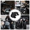 5L Reflective Motorcycle Bag Anti-Slip Storage Pouch with Elastic Straps Water Resistant for Bike Scooter Frame Travel