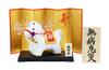 Osaka Choseido Zodiac Horse New Includes a Free Original Wooden Tag and a Hamaya Ornament, Ornament, Year's Ornament, Ceramic, (Sent Separately),