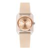 Ins Style Small Square Watch for Women, Gentle and Casual Silicone Strap, Versatile Quartz Watch for Commuting