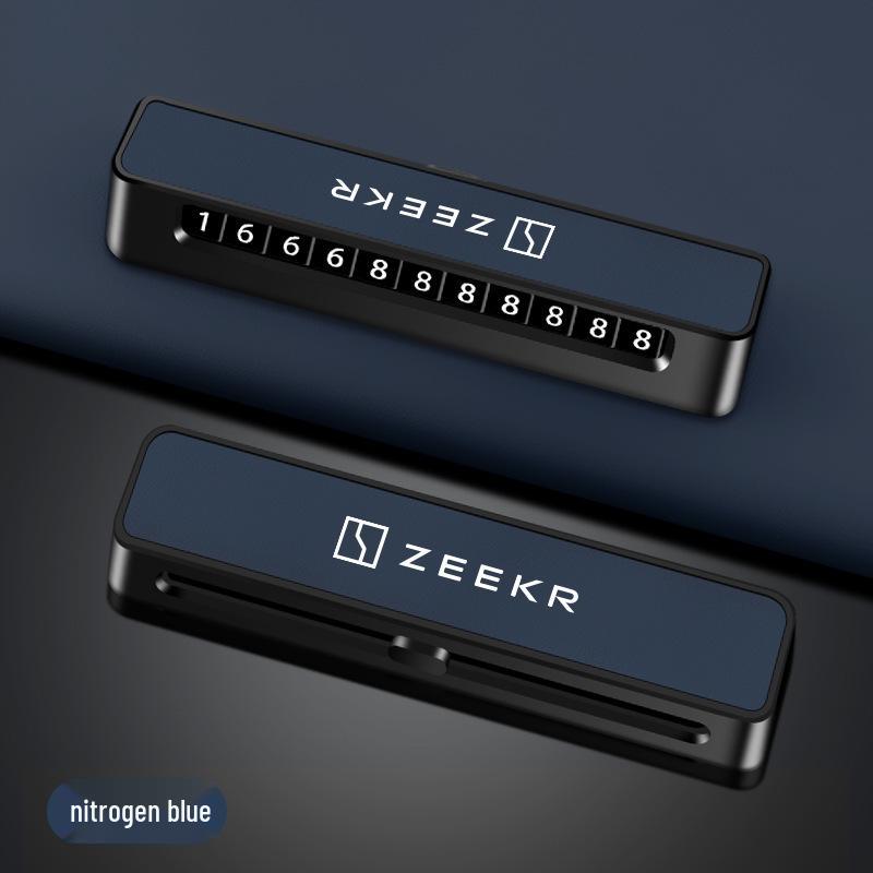 Держатель номерного знака Zeekr для моделей 007/0/X/009/7X - Дисплей временного парковочного номера.