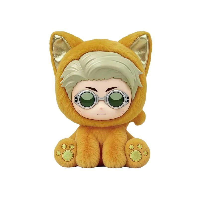 EAKI Jujutsu Kaisen Cat Sitting Party Blind Box Anime Figure Collectible Decor Ornament Birthday Gift Toy