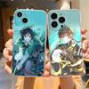 Прозрачный чехол для телефона Genshin Impact Baizhu для iPhone 15 14 13 12 Mini 11 Pro Max XS X XR 7 8 Plus, противоударный силиконовый чехол