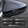 BGS1 5/10pcs Car Interior Sticker Central Control Decals Emblem Styling For Dacia Duster Logan Sandero Stepway Dokker Mcv Largus 1300