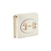 Gucci Horsebit 1955 Horsebit snap closure crystal gold tone accessories leather card holder wallet women's white