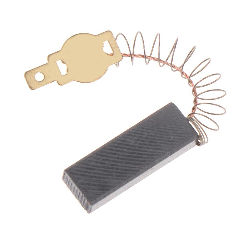 2Pcs Spring And Wires Electric Motor Carbon Brushes For Dust Collector Cleaner