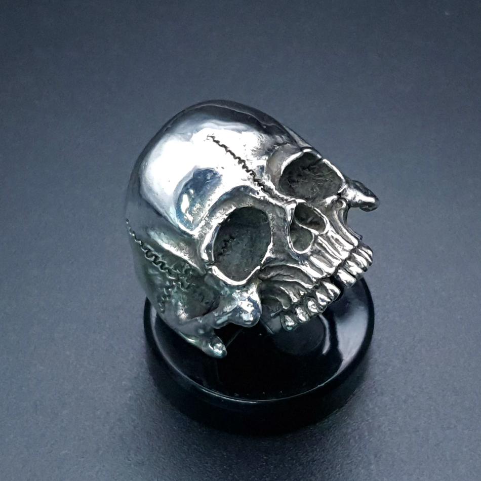 Dr Ska Half Skull Ring