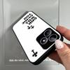 Ретро Чехол для телефона с принтом креста и букв для realme C53 C51 Note 50 4G Акриловый ТПУ Гибридный Ударопрочный Чехол