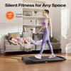 SYSURO S1L MIX Walking Pad Treadmill, 2.5HP Motor, 0.6-6.2MPH Speed, HIIT Mode, 9% Incline, 5-Layer Running Belt, <45dB Quiet, Foldable