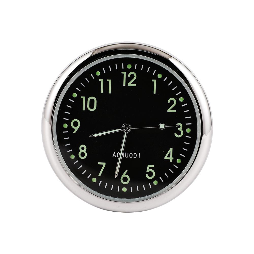 4cm Diameter Electronic Quartz Car Clock with One Click Start Creative Car Accessory