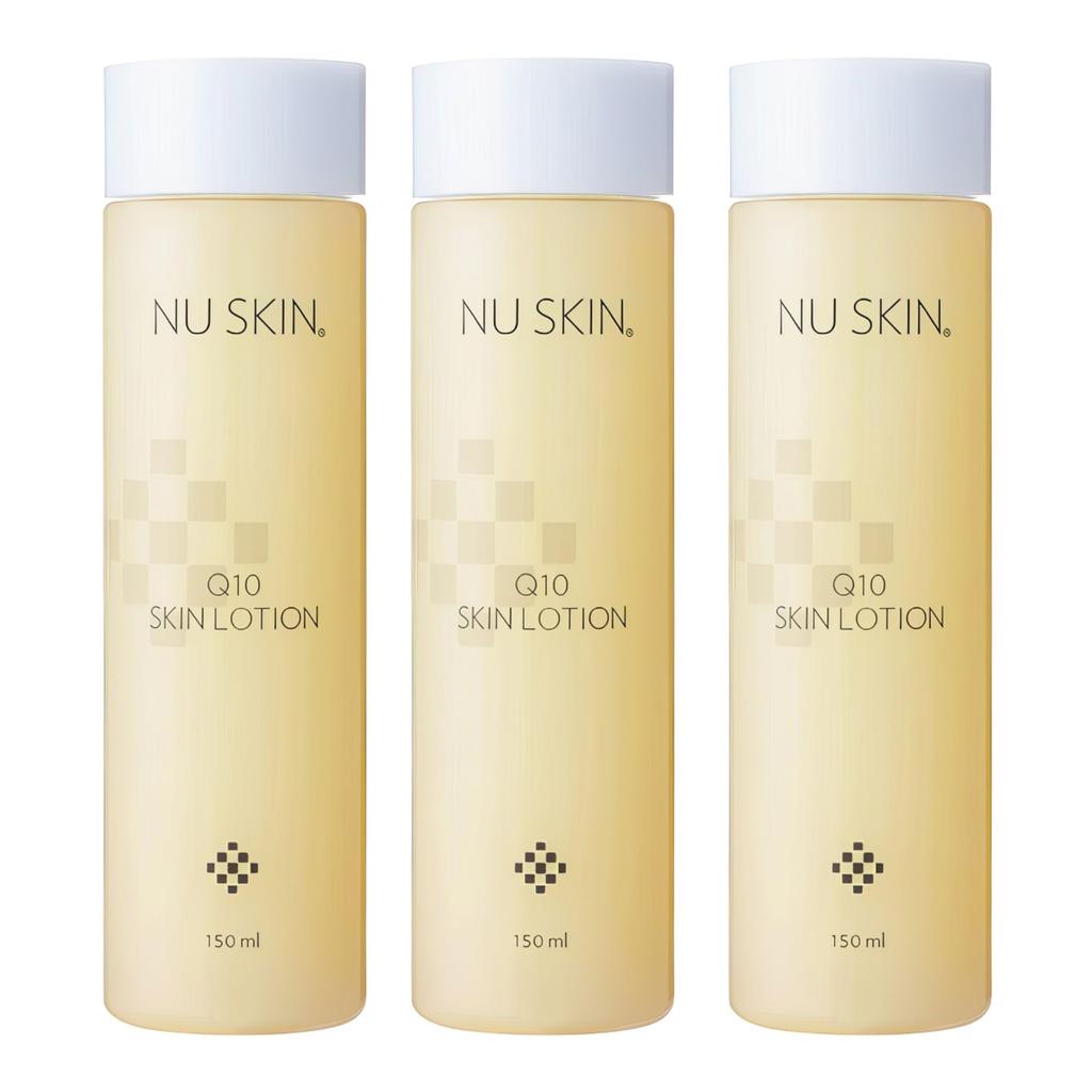 Nu Skin Лосьон для кожи с Q10 150 мл x 3 Подходит для всех типов кожи Тоник Содержит Коэнзим Витамин Витамины и Гиалуронат натрия Q10, E, C,