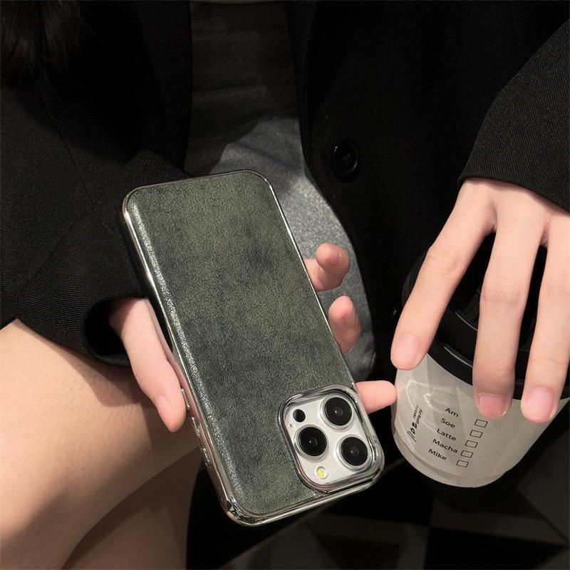 Роскошный винтажный высококачественный чехол для телефона с рисунком из старого меха для iPhone 15 Pro Max 14 13 12 Pro, универсальный защитный чехол от падения