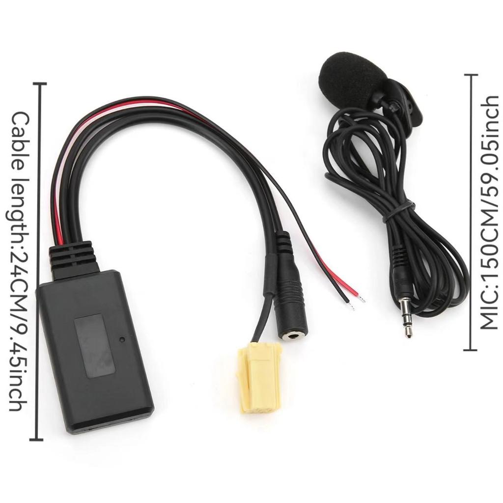 Bluetooth AUX IN Адаптер для Alfa, Fiat, Lancia, Mercedes, SMART/451 - Музыка и Звонки