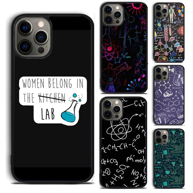 Чехол для телефона с формулами по химии для For iPhone 17 Air 16 15 11 12 13 14 Pro Max Plus coque