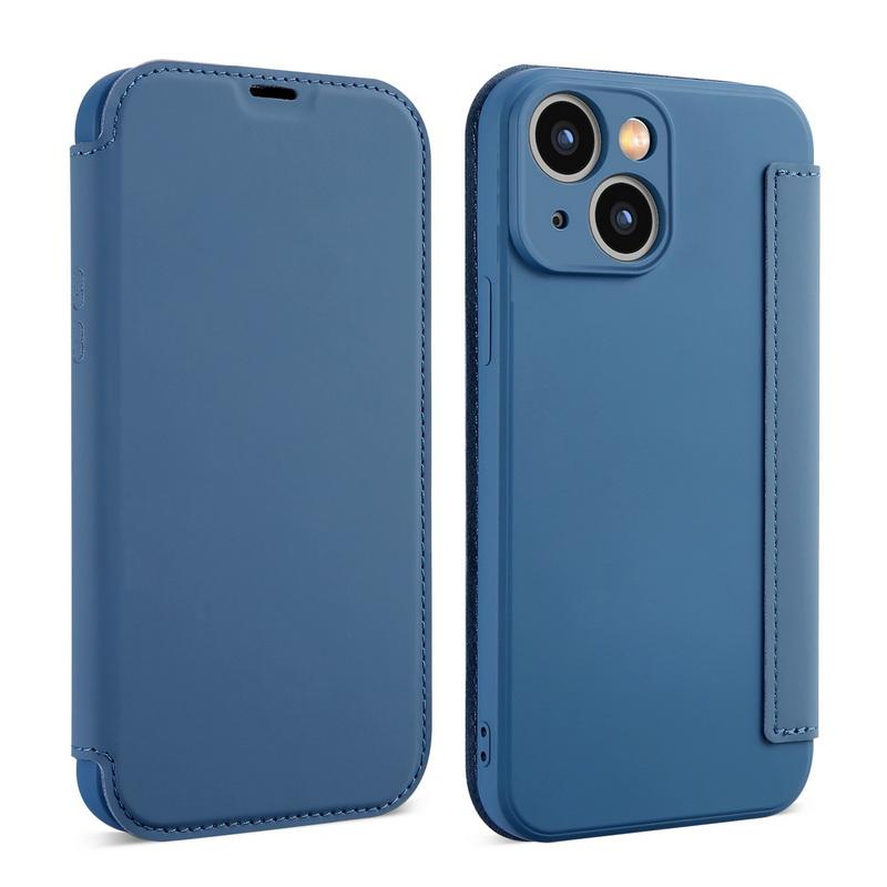 Флип-чехол из жидкого силикона и кожи с отделениями для карт для моделей iPhone