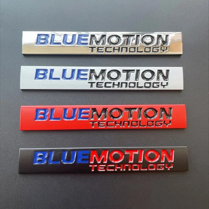 3D Metal Blue Motion Logo Bluemotion Emblem Car Trunk Badge Decal For VW Passat Polo MK6 Golf 7 Bluemotion Sticker Accessories zf4