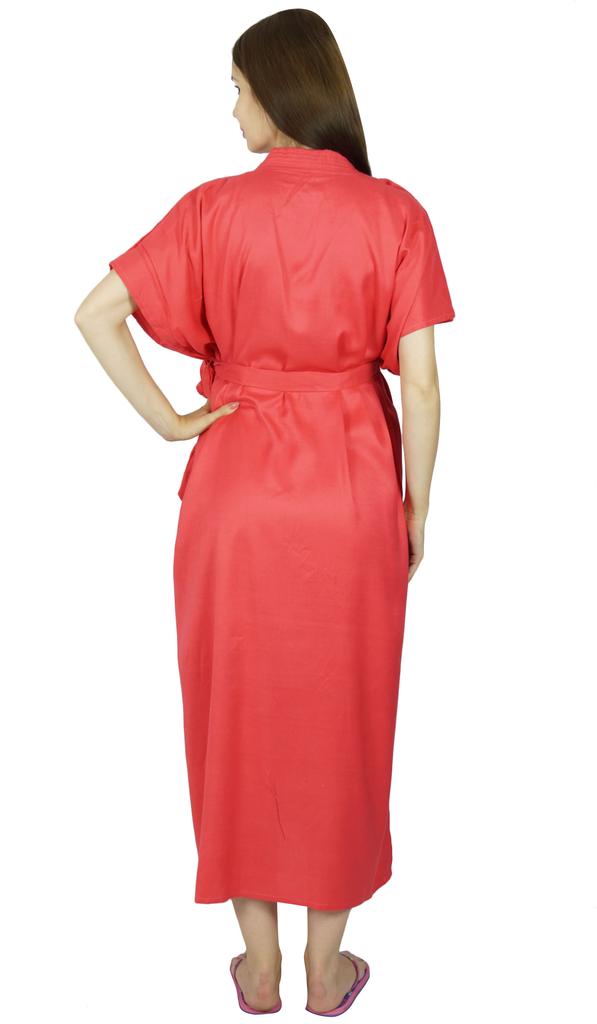 Bimba Ночная рубашка для кормящих мам с поясом-кафтаном | Пуговицы спереди | Детский душ