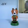 Festive Car Interior Accessories Solar Powered Dancing Ornament, Creative Dashboard Christmas Cartoon Figure for Santa Claus Auto Decoration,