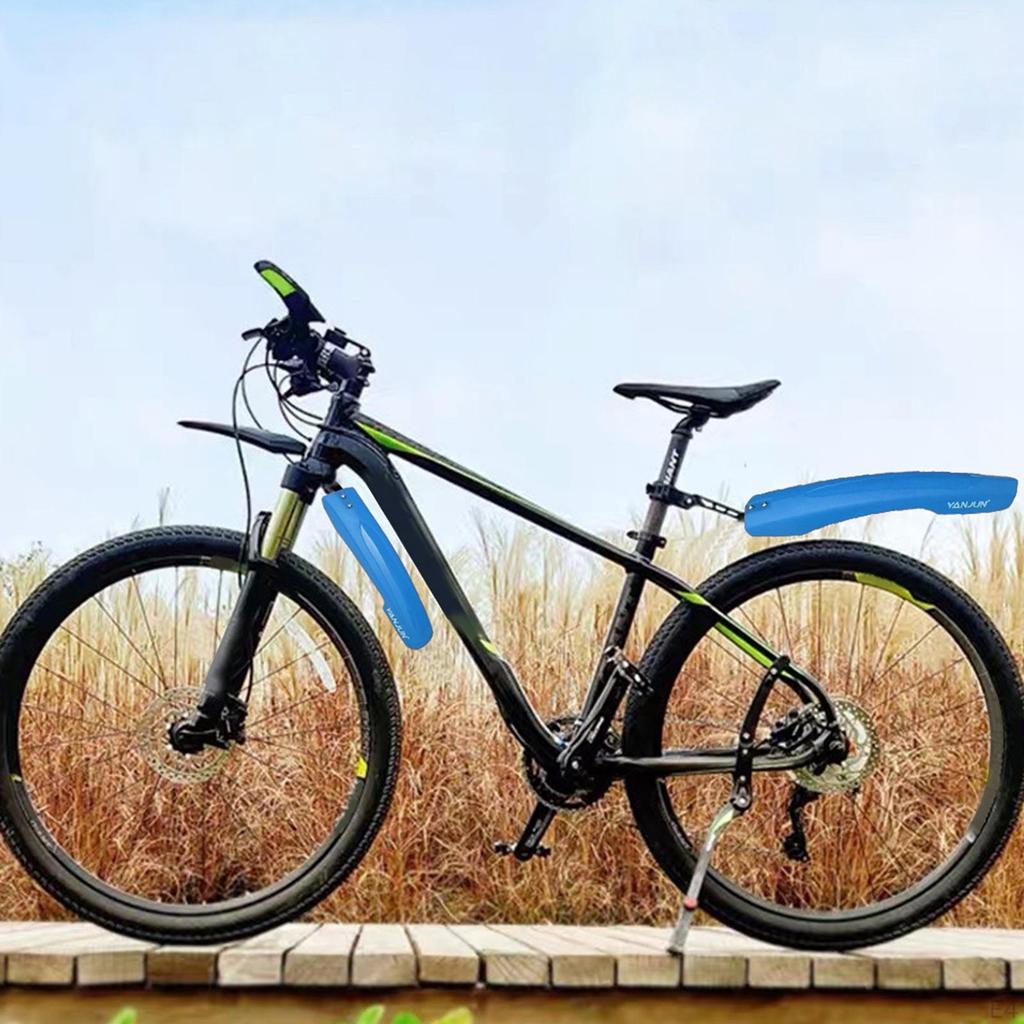 Велокомплект Передние Задние Крылья Велосипедные Запчасти Регулируемое Полноразмерное Крыло