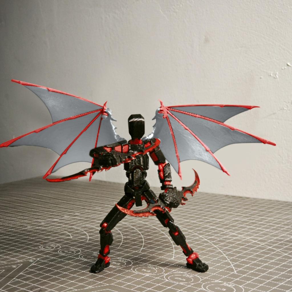 Набор мобильных кукол, 3D-печатная мобильная кукла-робот Титан, подвижная мобильная кукла, подходит для коллекционеров, украшение рабочего стола