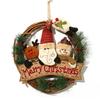Exquisite Workmanship Christmas Hanging Wreath Pendant For Holiday Decorations Christmas Decorations