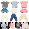 Dolls Trousers Doll Pants Shorts Casual Wears T-shirt Doll Clothes Accessories Doll Jeans Trousers